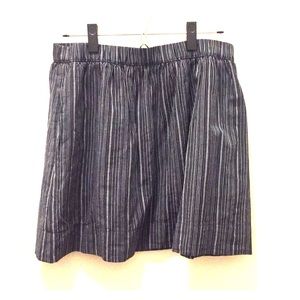 GAP Navy Stripe Skirt
